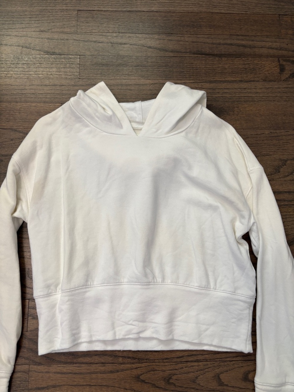 Elegant white Women's Hoodie - Picture 2 of 11